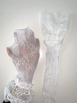 See-through Lace Mesh Pattern Knee Socks Tabi Stockings Socks Collection
