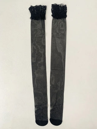 See-through Lace Mesh Pattern Knee Socks Tabi Stockings Socks Collection