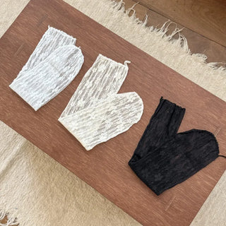 See-through Lace Mesh Pattern Knee Socks Tabi Stockings Socks Collection