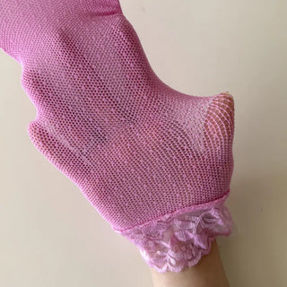See-through Lace Mesh Pattern Knee Socks Tabi Stockings Socks Collection