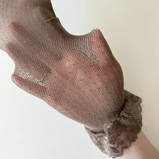 See-through Lace Mesh Pattern Knee Socks Tabi Stockings Socks Collection