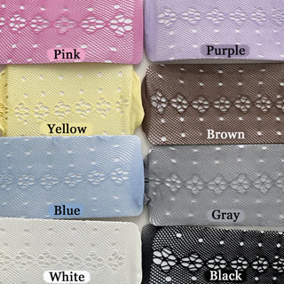 See-through Lace Mesh Pattern Knee Socks Tabi Stockings Socks Collection