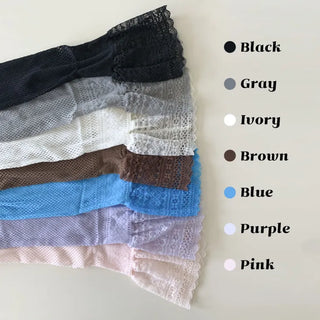 See-through Lace Mesh Pattern Knee Socks Tabi Stockings Socks Collection