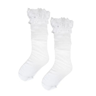 See-through Lace Mesh Pattern Knee Socks Tabi Stockings Socks Collection