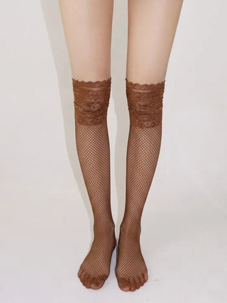 See-through Lace Mesh Pattern Knee Socks Tabi Stockings Socks Collection