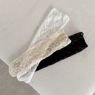 See-through Lace Mesh Pattern Knee Socks Tabi Stockings Socks Collection