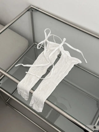 See-through Lace Mesh Pattern Knee Socks Tabi Stockings Socks Collection
