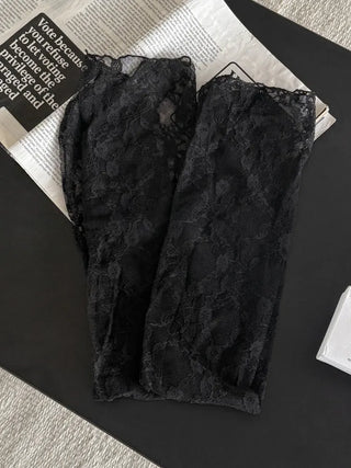 See-through Lace Mesh Pattern Knee Socks Tabi Stockings Socks Collection