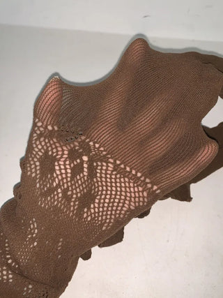 See-through Lace Mesh Pattern Knee Socks Tabi Stockings Socks Collection