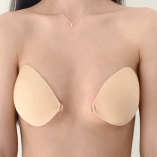 Slim, Close-fitting Silicone Strapless Nude Bra, Cleavage Volume Up Bra,