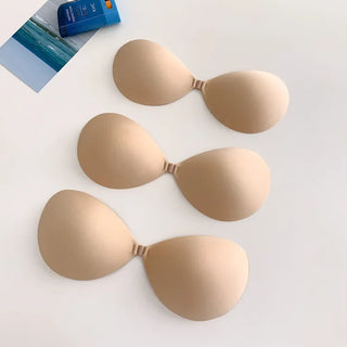 Slim, Close-fitting Silicone Strapless Nude Bra, Cleavage Volume Up Bra,