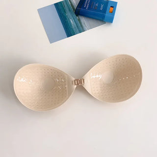 Slim, Close-fitting Silicone Strapless Nude Bra, Cleavage Volume Up Bra,