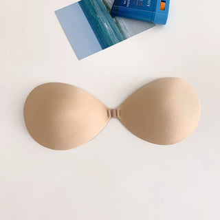 Slim, Close-fitting Silicone Strapless Nude Bra, Cleavage Volume Up Bra,