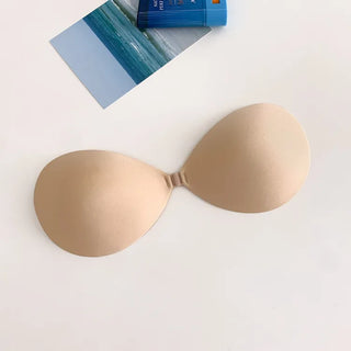 Slim, Close-fitting Silicone Strapless Nude Bra, Cleavage Volume Up Bra,