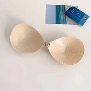 Slim, Close-fitting Silicone Strapless Nude Bra, Cleavage Volume Up Bra,