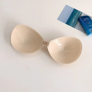 Slim, Close-fitting Silicone Strapless Nude Bra, Cleavage Volume Up Bra,