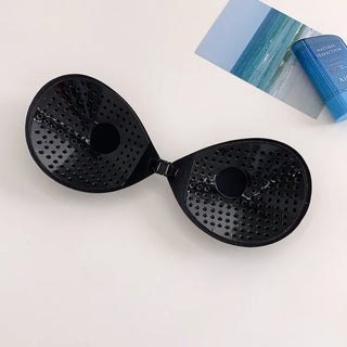 Slim, Close-fitting Silicone Strapless Nude Bra, Cleavage Volume Up Bra,