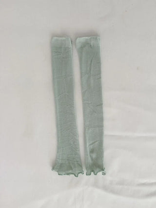 Wavy Cozy Slim Ribbed Leg Warmers Summer Leg Warmers