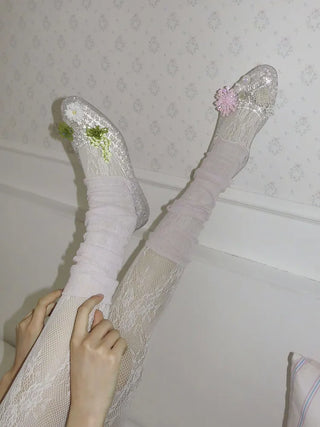 Wavy Cozy Slim Ribbed Leg Warmers Summer Leg Warmers