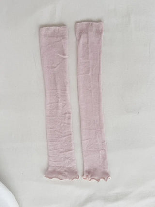 Wavy Cozy Slim Ribbed Leg Warmers Summer Leg Warmers
