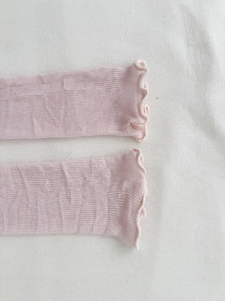 Wavy Cozy Slim Ribbed Leg Warmers Summer Leg Warmers