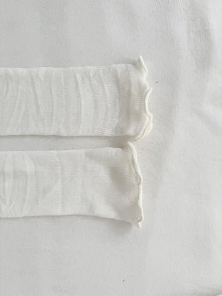 Wavy Cozy Slim Ribbed Leg Warmers Summer Leg Warmers