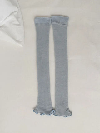 Wavy Cozy Slim Ribbed Leg Warmers Summer Leg Warmers