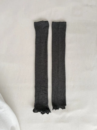 Wavy Cozy Slim Ribbed Leg Warmers Summer Leg Warmers