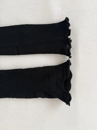 Wavy Cozy Slim Ribbed Leg Warmers Summer Leg Warmers