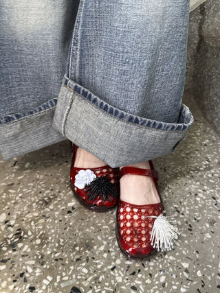 Summer Jelly Shoes, Transparent Flip-flops, Jelly Decor, Mary Jane Flats, Swim Mesh, Summer Slippers, Shoe Collection