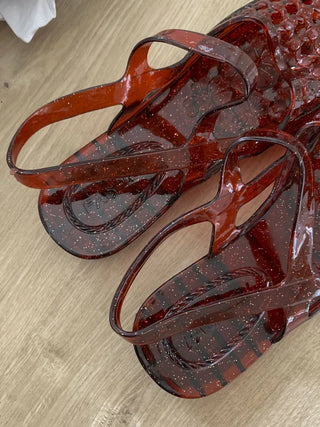 Summer Jelly Shoes, Transparent Flip-flops, Jelly Decor, Mary Jane Flats, Swim Mesh, Summer Slippers, Shoe Collection