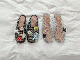 Summer Jelly Shoes, Transparent Flip-flops, Jelly Decor, Mary Jane Flats, Swim Mesh, Summer Slippers, Shoe Collection