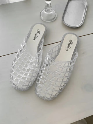 Summer Jelly Shoes, Transparent Flip-flops, Jelly Decor, Mary Jane Flats, Swim Mesh, Summer Slippers, Shoe Collection