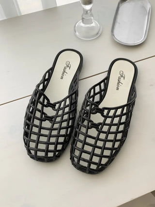 Summer Jelly Shoes, Transparent Flip-flops, Jelly Decor, Mary Jane Flats, Swim Mesh, Summer Slippers, Shoe Collection
