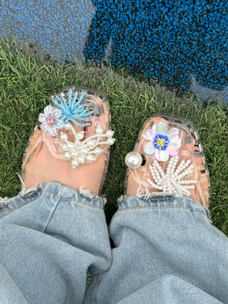 Summer Jelly Shoes, Transparent Flip-flops, Jelly Decor, Mary Jane Flats, Swim Mesh, Summer Slippers, Shoe Collection