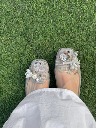 Summer Jelly Shoes, Transparent Flip-flops, Jelly Decor, Mary Jane Flats, Swim Mesh, Summer Slippers, Shoe Collection