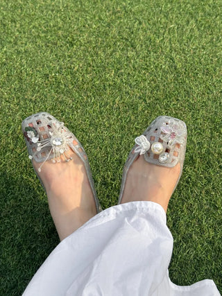 Summer Jelly Shoes, Transparent Flip-flops, Jelly Decor, Mary Jane Flats, Swim Mesh, Summer Slippers, Shoe Collection