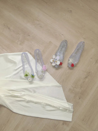 Summer Jelly Shoes, Transparent Flip-flops, Jelly Decor, Mary Jane Flats, Swim Mesh, Summer Slippers, Shoe Collection