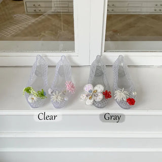 Summer Jelly Shoes, Transparent Flip-flops, Jelly Decor, Mary Jane Flats, Swim Mesh, Summer Slippers, Shoe Collection