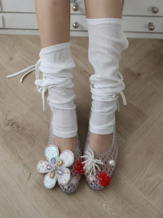 Summer Jelly Shoes, Transparent Flip-flops, Jelly Decor, Mary Jane Flats, Swim Mesh, Summer Slippers, Shoe Collection
