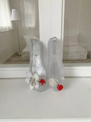 Summer Jelly Shoes, Transparent Flip-flops, Jelly Decor, Mary Jane Flats, Swim Mesh, Summer Slippers, Shoe Collection