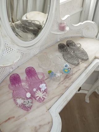 Summer Jelly Shoes, Transparent Flip-flops, Jelly Decor, Mary Jane Flats, Swim Mesh, Summer Slippers, Shoe Collection
