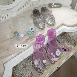 Summer Jelly Shoes, Transparent Flip-flops, Jelly Decor, Mary Jane Flats, Swim Mesh, Summer Slippers, Shoe Collection