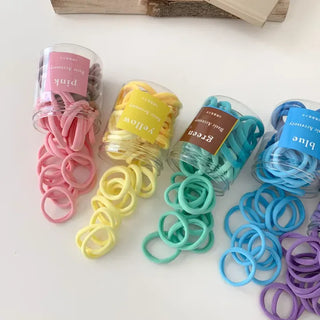 Pastel Stretchy Elastic Color Water Bomb Sports Day Hair Ties