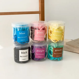 Pastel Stretchy Elastic Color Water Bomb Sports Day Hair Ties