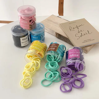 Pastel Stretchy Elastic Color Water Bomb Sports Day Hair Ties