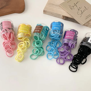 Pastel Stretchy Elastic Color Water Bomb Sports Day Hair Ties