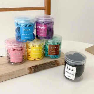 Pastel Stretchy Elastic Color Water Bomb Sports Day Hair Ties