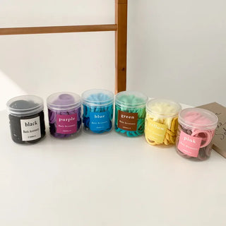Pastel Stretchy Elastic Color Water Bomb Sports Day Hair Ties