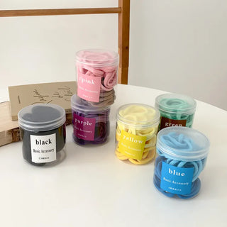 Pastel Stretchy Elastic Color Water Bomb Sports Day Hair Ties